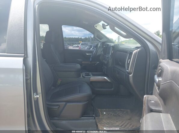 1GCPYFED2MZ170304 2021 CHEVROLET SILVERADO Gray Вид салону спереду