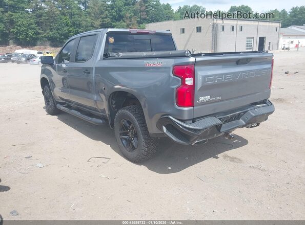 1GCPYFED2MZ170304 2021 CHEVROLET SILVERADO Gray Задня ліва чверть