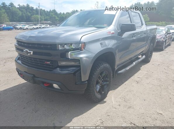 1GCPYFED2MZ170304 2021 CHEVROLET SILVERADO Gray Передня ліва чверть