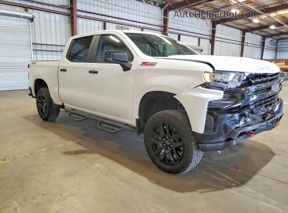 1GCPYFED3MZ130636 2021 CHEVROLET SILVERADO Белый Передняя правая четверть