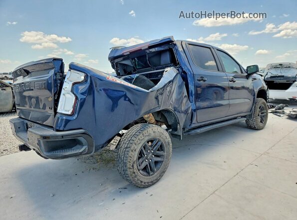 1GCPYFED3MZ132547 2021 CHEVROLET SILVERADO Blue Հետևի աջ