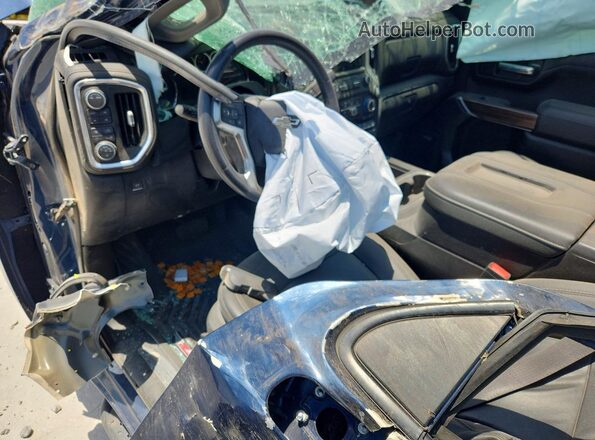 1GCPYFED3MZ132547 2021 CHEVROLET SILVERADO Blue Առջևի վահանակի տեսք