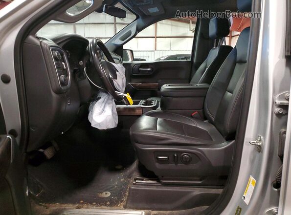 1GCPYFED3MZ161496 2021 CHEVROLET SILVERADO Silver Вид салону спереду