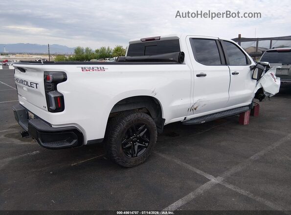 1GCPYFED3MZ211331 2021 CHEVROLET SILVERADO Белый Задняя правая четверть