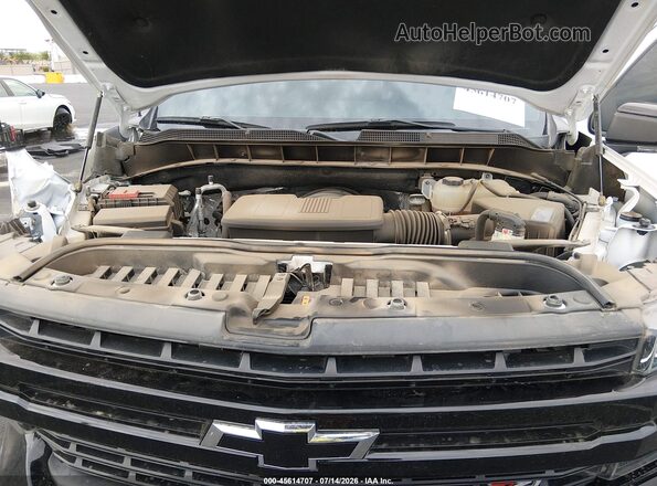 1GCPYFED3MZ211331 2021 CHEVROLET SILVERADO Белый Вид сзади