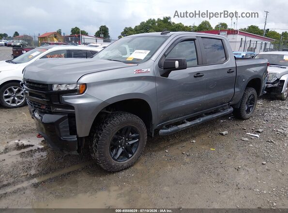 1GCPYFED4LZ287915 2020 CHEVROLET SILVERADO Серый Передняя левая четверть