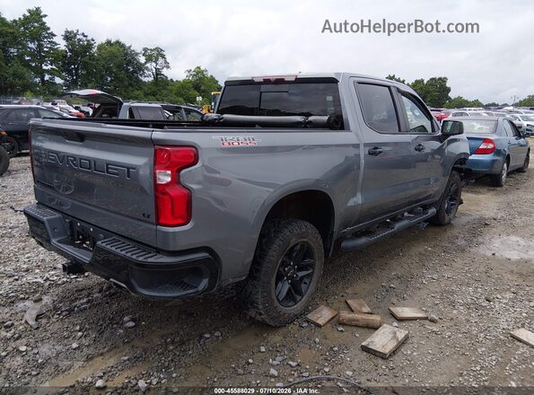 1GCPYFED4LZ287915 2020 CHEVROLET SILVERADO Серый Задняя правая четверть