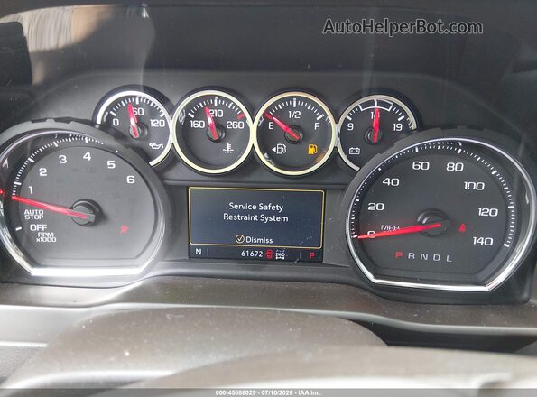 1GCPYFED4LZ287915 2020 CHEVROLET SILVERADO Серый Вид задних сидений
