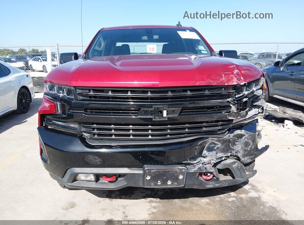 1GCPYFED6MZ179913 2021 CHEVROLET SILVERADO Red ხელსაწყოთა პანელის ხედი