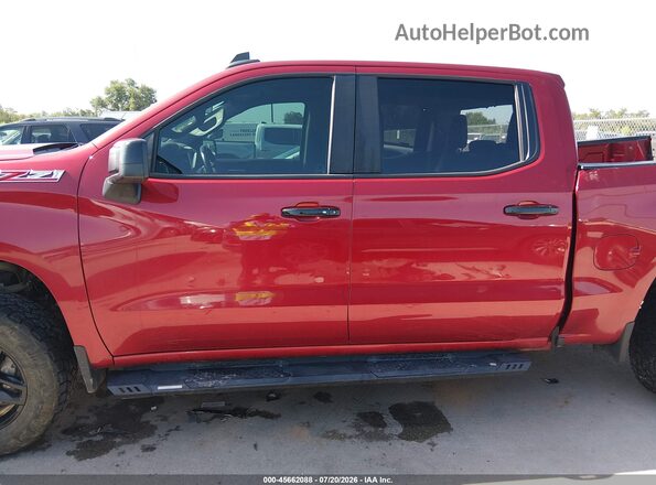1GCPYFED6MZ179913 2021 CHEVROLET SILVERADO Red სალონის 360-გრადუსიანი ხედი