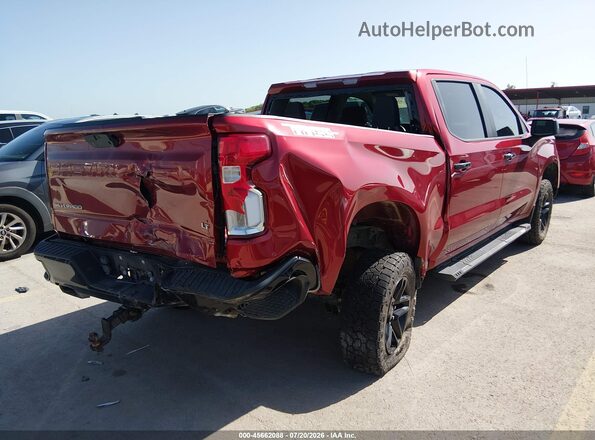 1GCPYFED6MZ179913 2021 CHEVROLET SILVERADO Red უკანა მარჯვენა