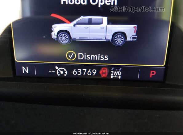 1GCPYFED6MZ179913 2021 CHEVROLET SILVERADO Red 