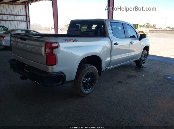 1GCPYFED6MZ365581 2021 CHEVROLET SILVERADO Gray Trasero derecho