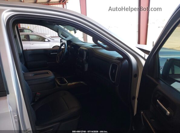 1GCPYFED6MZ365581 2021 CHEVROLET SILVERADO Gray Vista interior delantera