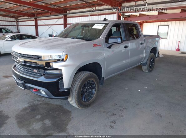 1GCPYFED6MZ365581 2021 CHEVROLET SILVERADO Gray Vista tres cuartos delantera izquierda