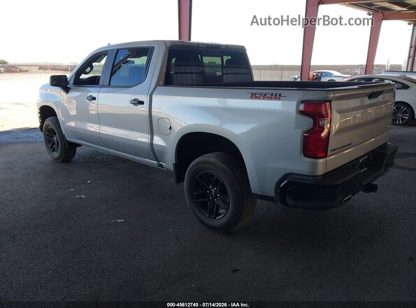 1GCPYFED6MZ365581 2021 CHEVROLET SILVERADO Gray Trasero izquierdo