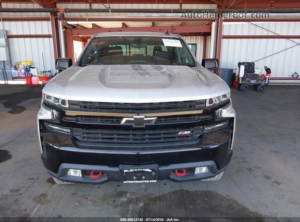 1GCPYFED6MZ365581 2021 CHEVROLET SILVERADO Gray Vista del cuadro de instrumentos