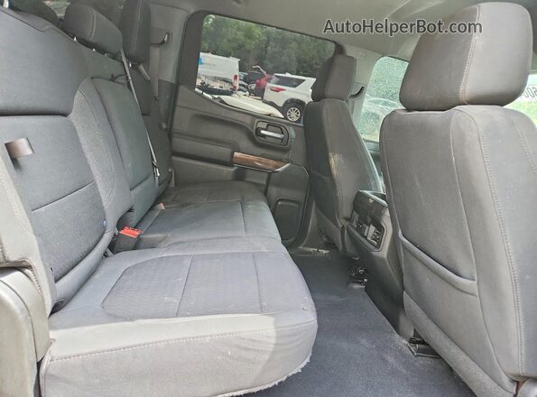 1GCPYFED6MZ448766 2021 CHEVROLET SILVERADO Black Вид задніх сидінь