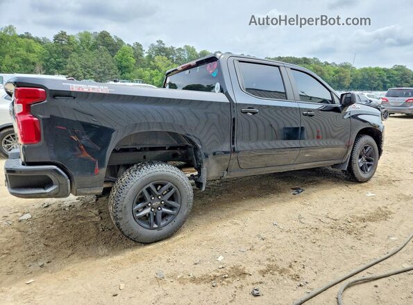 1GCPYFED6MZ448766 2021 CHEVROLET SILVERADO Black Задня права чверть