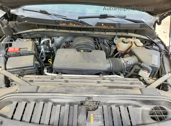 1GCPYFED6MZ448766 2021 CHEVROLET SILVERADO Black Вид задньої частини салону