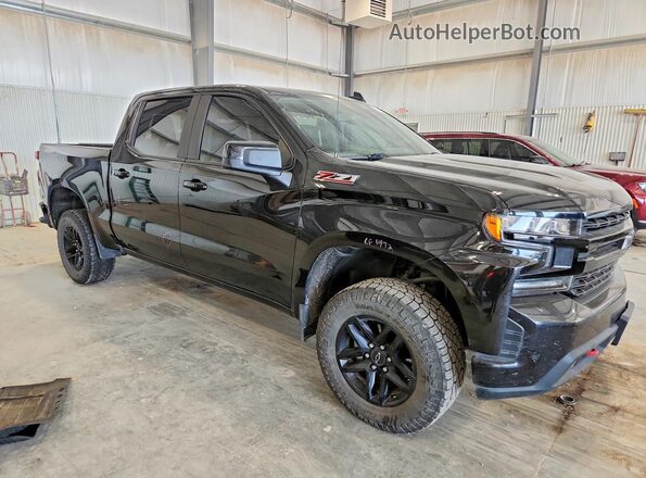1GCPYFED8KZ404636 2019 CHEVROLET SILVERADO Черный Передняя правая четверть