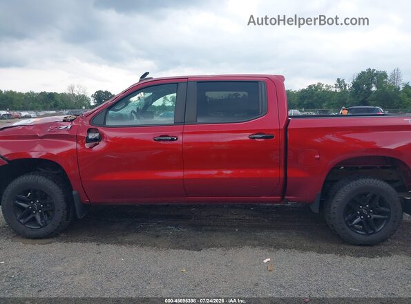 1GCPYFED8MZ195319 2021 CHEVROLET SILVERADO Maroon 