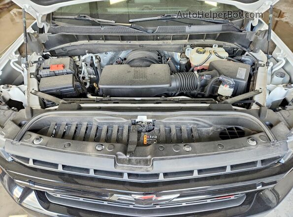 1GCPYFED9MZ157954 2021 CHEVROLET SILVERADO White უკანა სალონის ხედი