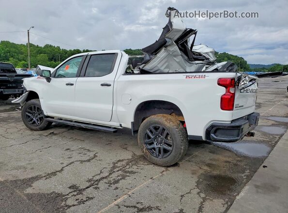 1GCPYFED9MZ191781 2021 CHEVROLET SILVERADO White უკანა მარცხენა