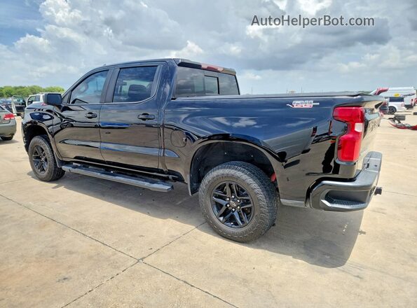 1GCPYFED9MZ204688 2021 CHEVROLET SILVERADO Black Tył lewy