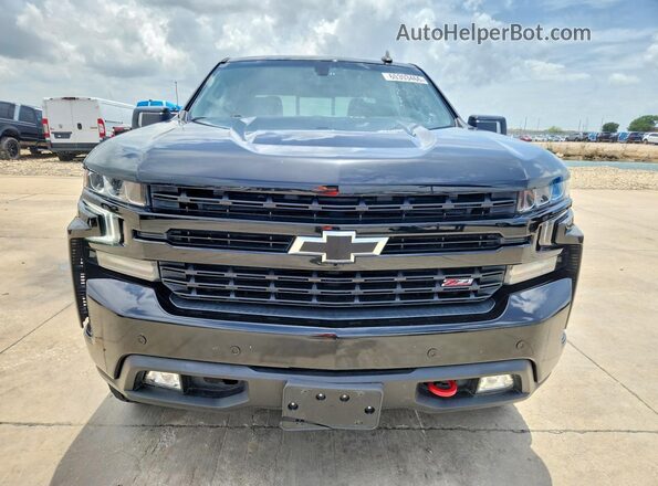 1GCPYFED9MZ204688 2021 CHEVROLET SILVERADO Black Widok z przodu