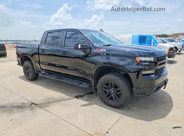 1GCPYFED9MZ204688 2021 CHEVROLET SILVERADO Black Przód prawy