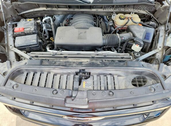 1GCPYFED9MZ204688 2021 CHEVROLET SILVERADO Black Widok wnętrza z tyłu