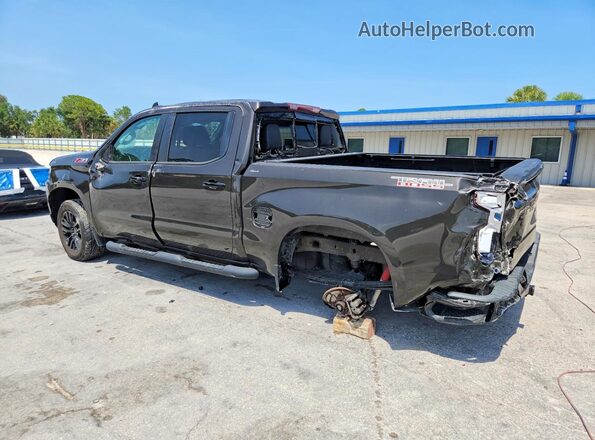 1GCPYFED9MZ230563 2021 CHEVROLET SILVERADO Brown Задня ліва чверть