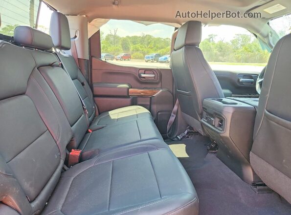 1GCPYFED9MZ230563 2021 CHEVROLET SILVERADO Brown Вид задніх сидінь