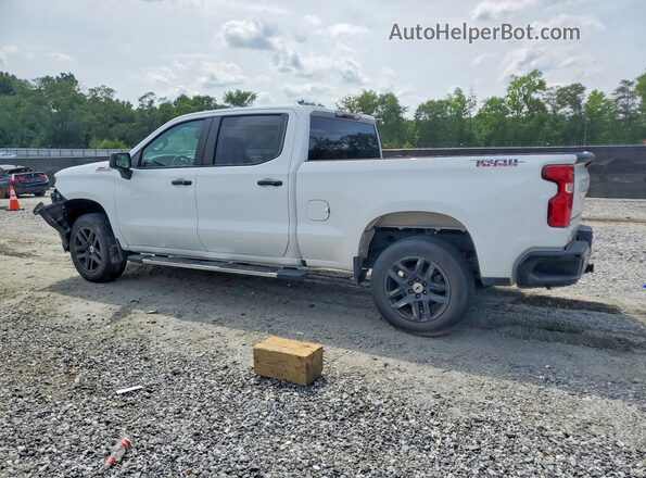 1GCPYFEDXKZ377682 2019 CHEVROLET SILVERADO White Tył lewy