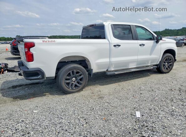 1GCPYFEDXKZ377682 2019 CHEVROLET SILVERADO White Tył prawy