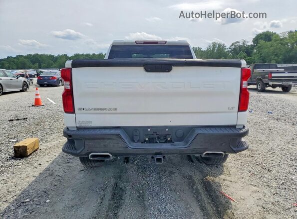 1GCPYFEDXKZ377682 2019 CHEVROLET SILVERADO White Widok z tyłu