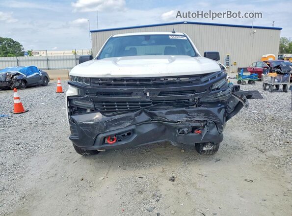 1GCPYFEDXKZ377682 2019 CHEVROLET SILVERADO White Widok z przodu