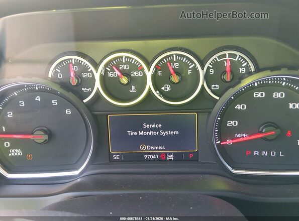 1GCPYFEDXMZ363834 2021 CHEVROLET SILVERADO Blue Вид задніх сидінь