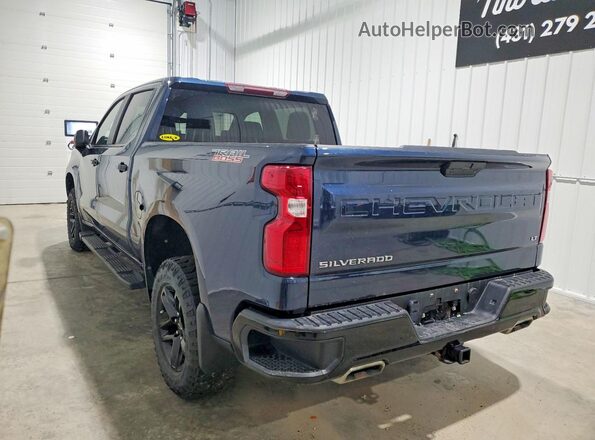 1GCPYFEL4MZ416406 2021 CHEVROLET SILVERADO Blue Tył lewy