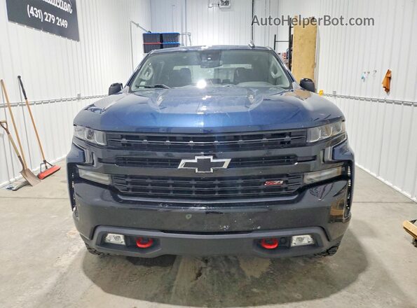 1GCPYFEL4MZ416406 2021 CHEVROLET SILVERADO Blue Widok z przodu