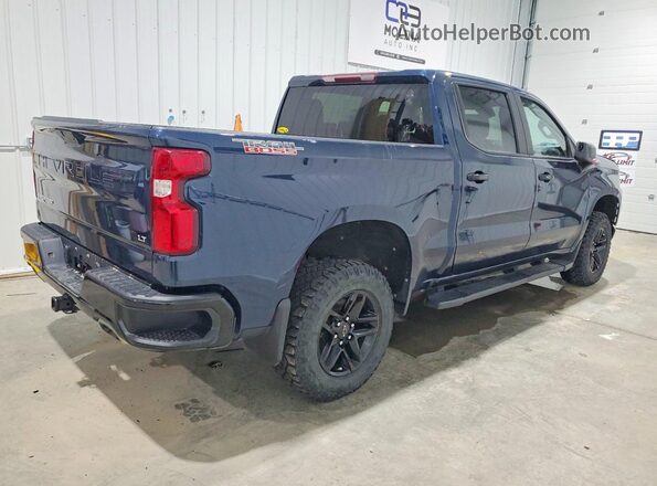 1GCPYFEL4MZ416406 2021 CHEVROLET SILVERADO Blue Tył prawy