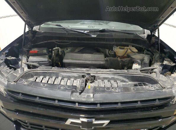 1GCPYFEL4MZ416406 2021 CHEVROLET SILVERADO Blue Widok komory silnika
