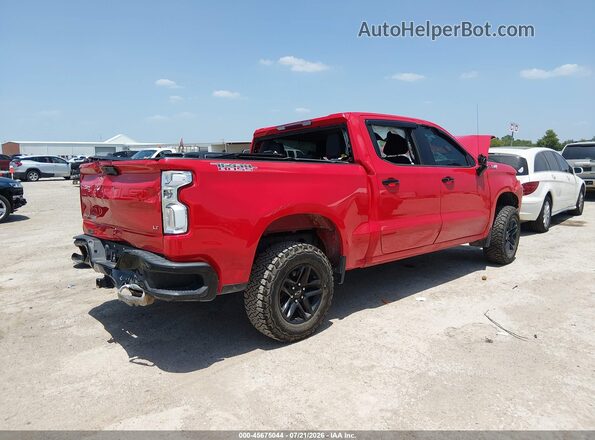 1GCPYFEL5NZ230097 2022 CHEVROLET SILVERADO Red Trasero derecho