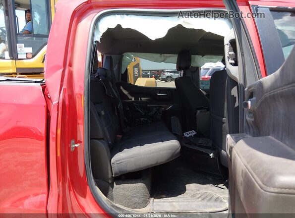 1GCPYFEL5NZ230097 2022 CHEVROLET SILVERADO Red Vista de la etiqueta del VIN