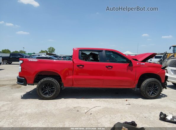 1GCPYFEL5NZ230097 2022 CHEVROLET SILVERADO Red Vista del cuadro de instrumentos