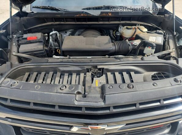 1GCPYFEL6MZ215901 2021 CHEVROLET SILVERADO Black უკანა სალონის ხედი