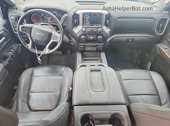1GCPYFEL6MZ215901 2021 CHEVROLET SILVERADO Black წინა პანელის ხედი