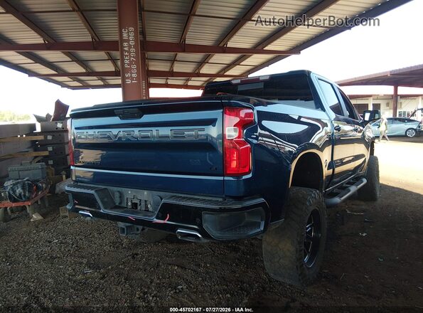 1GCPYFELXLZ199507 2020 CHEVROLET SILVERADO Blue Հետևի աջ