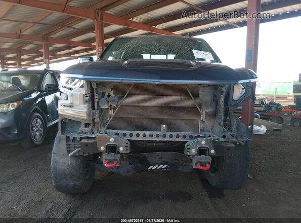 1GCPYFELXLZ199507 2020 CHEVROLET SILVERADO Blue Սալոնի հետևի տեսք